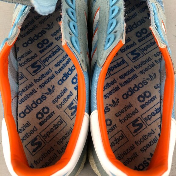 Adidas Mens Size 8.5 Robert Brooks x Silverbirch SPZL Clear Blue Sneakers BD7921 - Picture 11 of 12